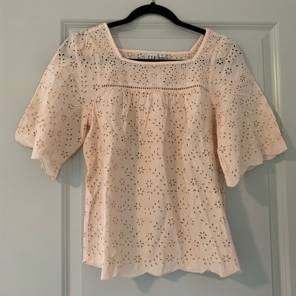 NWT GAP Eyelet Blouse